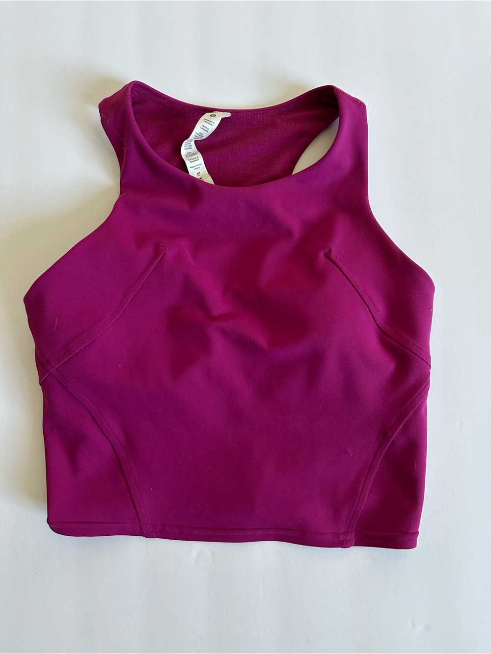 lululemon athletica magenta crop top